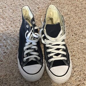Converse Black and White High-Tops